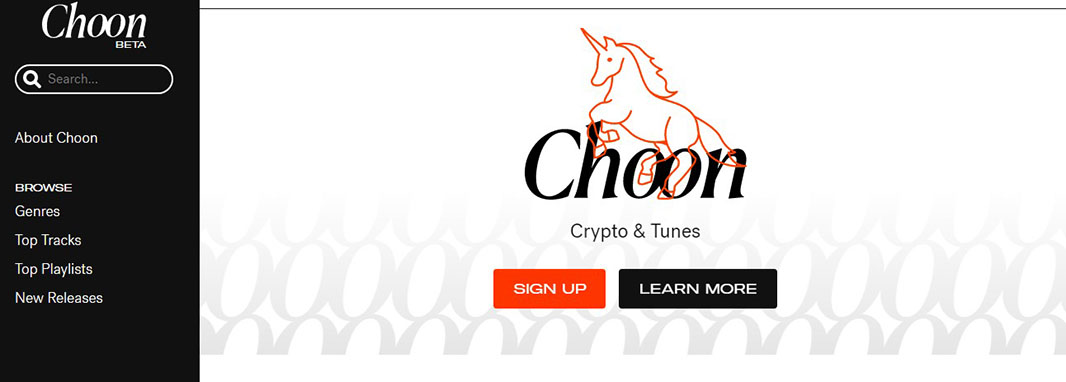 Choon blockchain startup