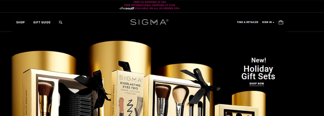 sigma ecommerce magento website