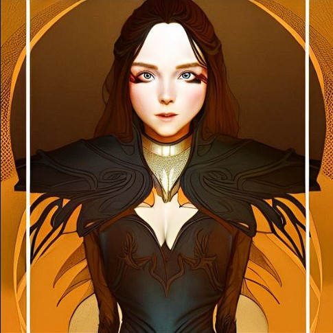 Sauron in the form of Cinderella made be Wonder AI