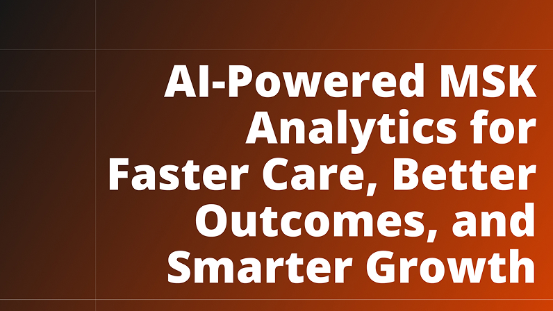 AI-Powered MSK Analytics