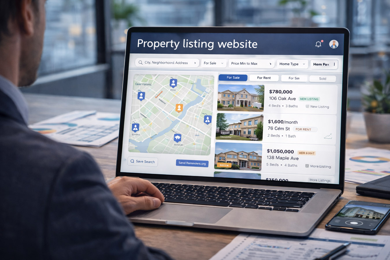 Property Listing Website Development