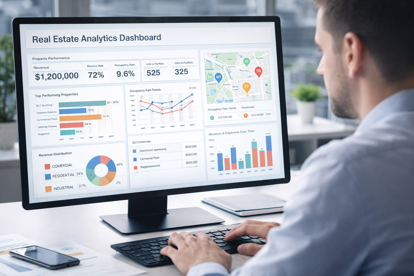 Real Estate Analytics Dashboard Development