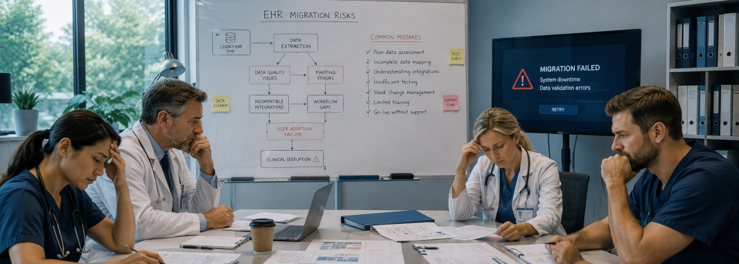 Common EHR Migration Mistakes That Break Clinical Operations