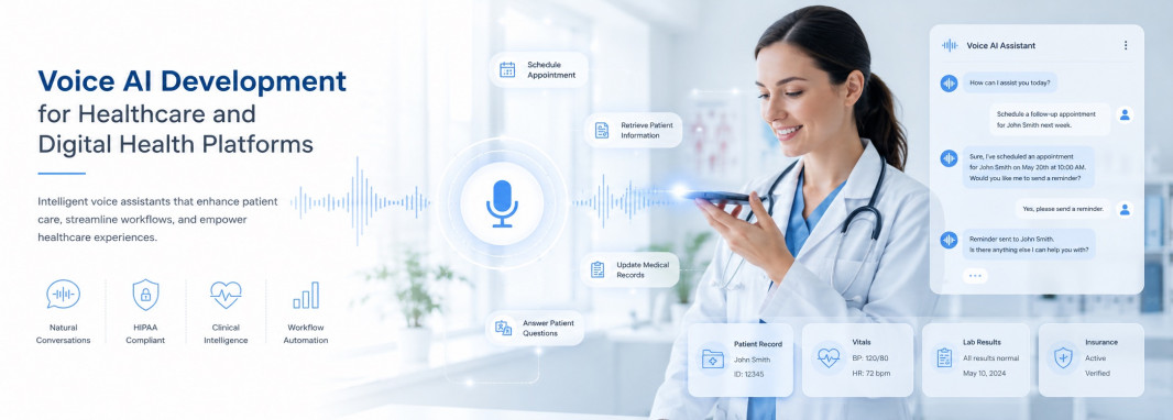 Voice AI Development for Healthcare and Digital Health Platforms