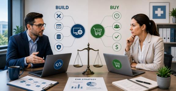 Build vs Buy EHR Software for Healthcare: What Makes Sense for Healthcare Organizations